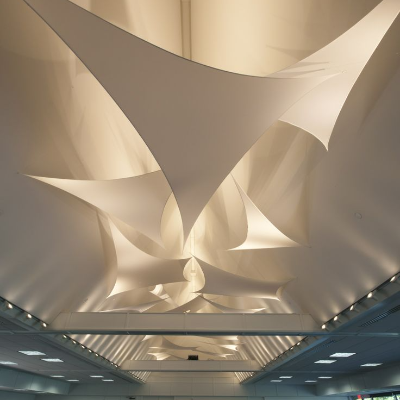 Tensile Fabric False Ceiling and Stretch Ceiling